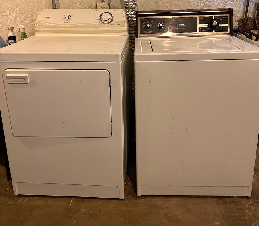 Washer and dryer