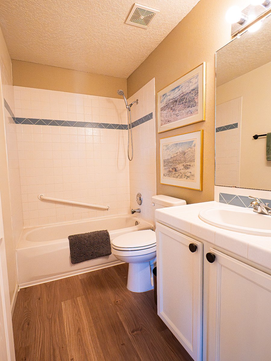 Hallway bathroom.