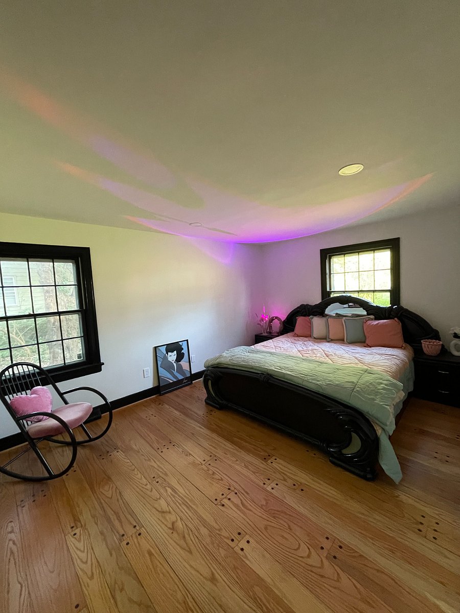 Pink & Black 80's Themed Room