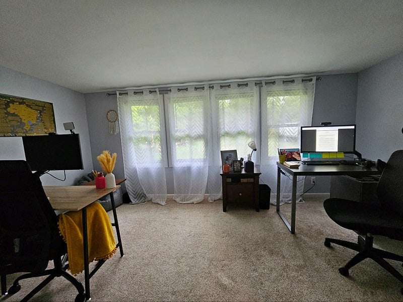 Or the secondary bedroom could be set up as a office.