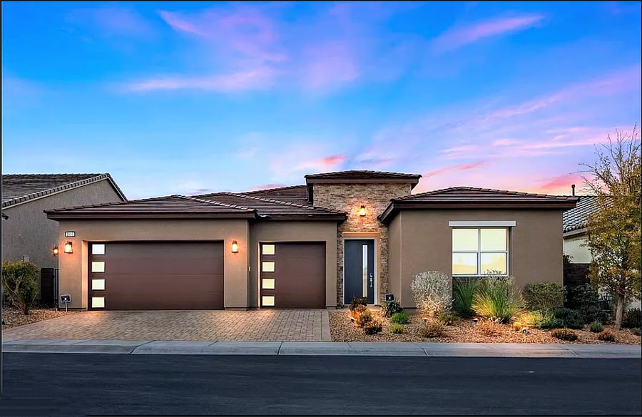 Front of home.