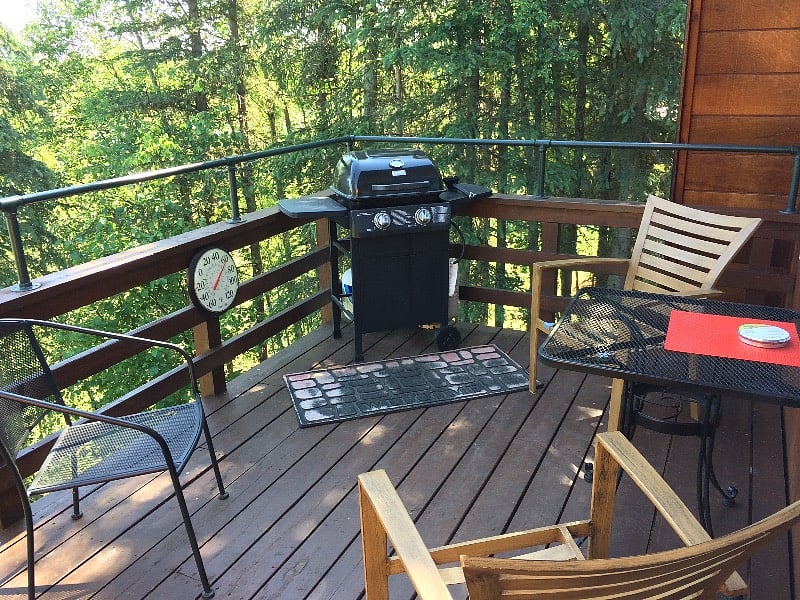 Your own private deck and barbecue