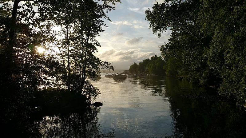 Blodgetts Landing boat launch, Lake Sunapee, Newbury