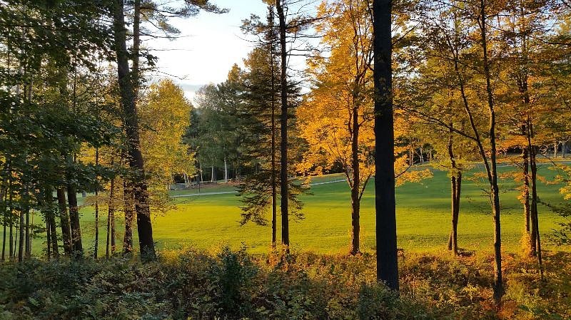 Fairway at sundown