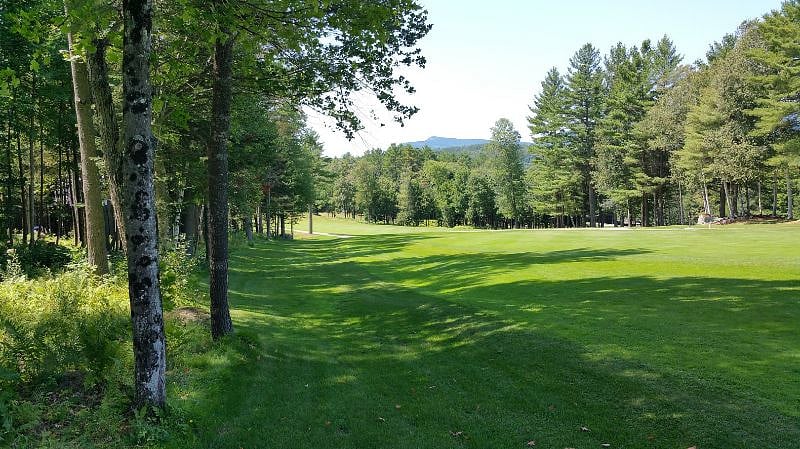 Fairway in front of house