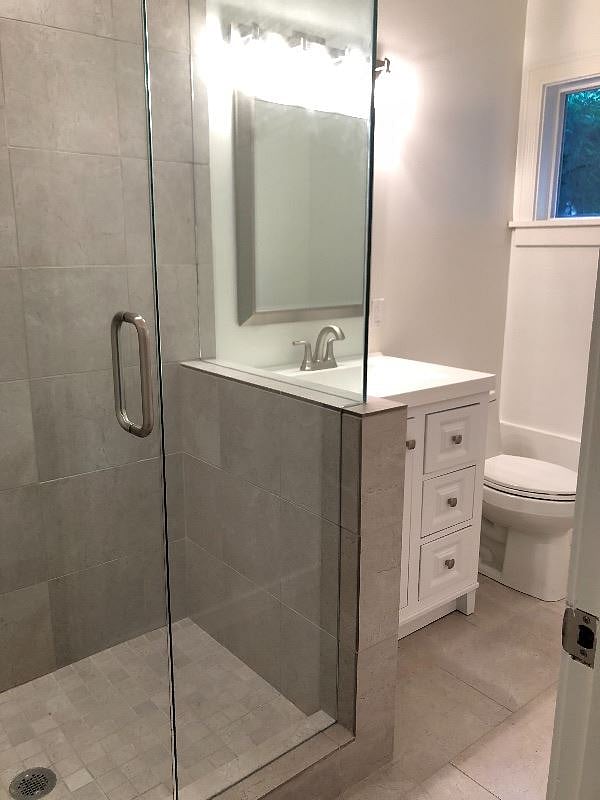 Newly remodeled bathroom