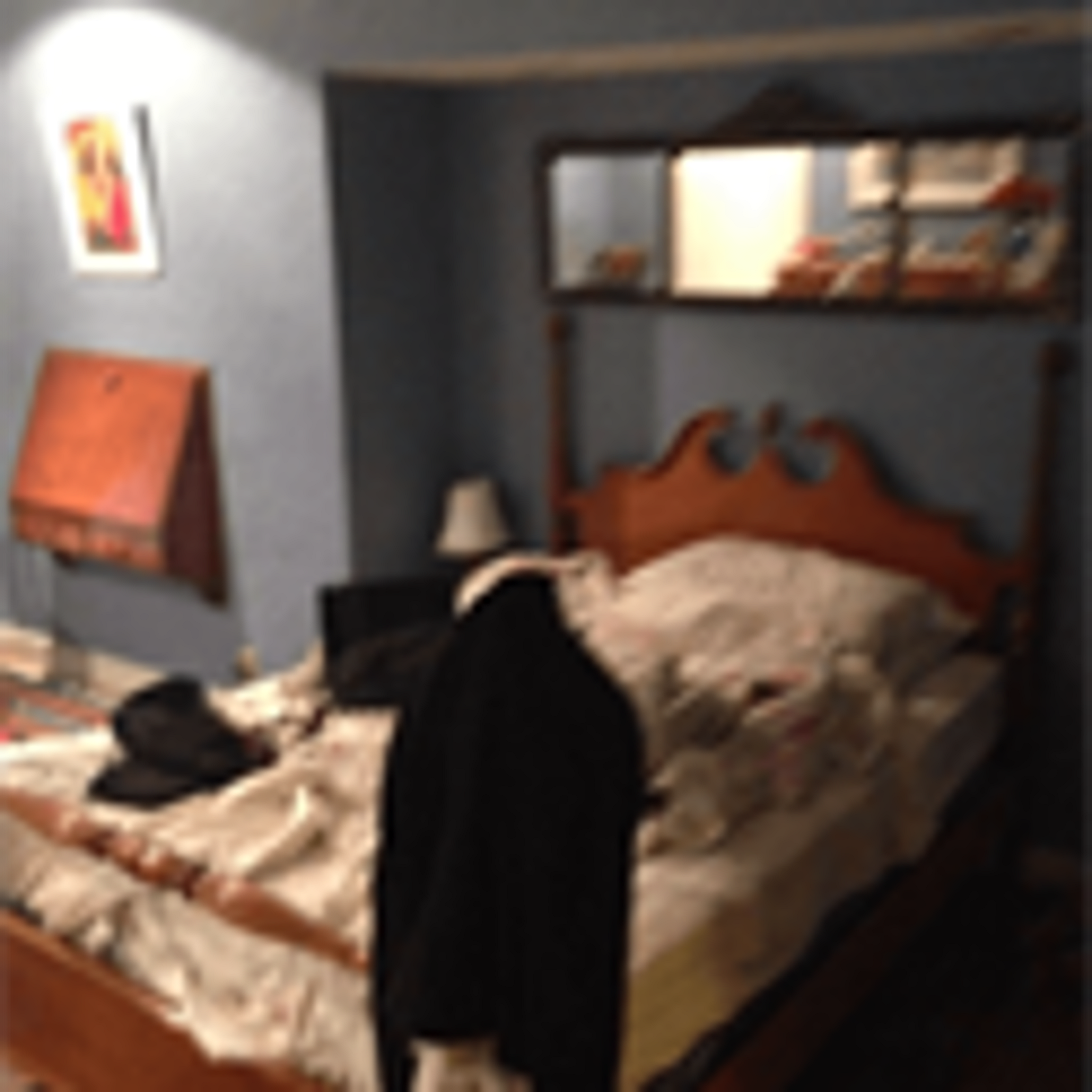 blue bed room (in use)