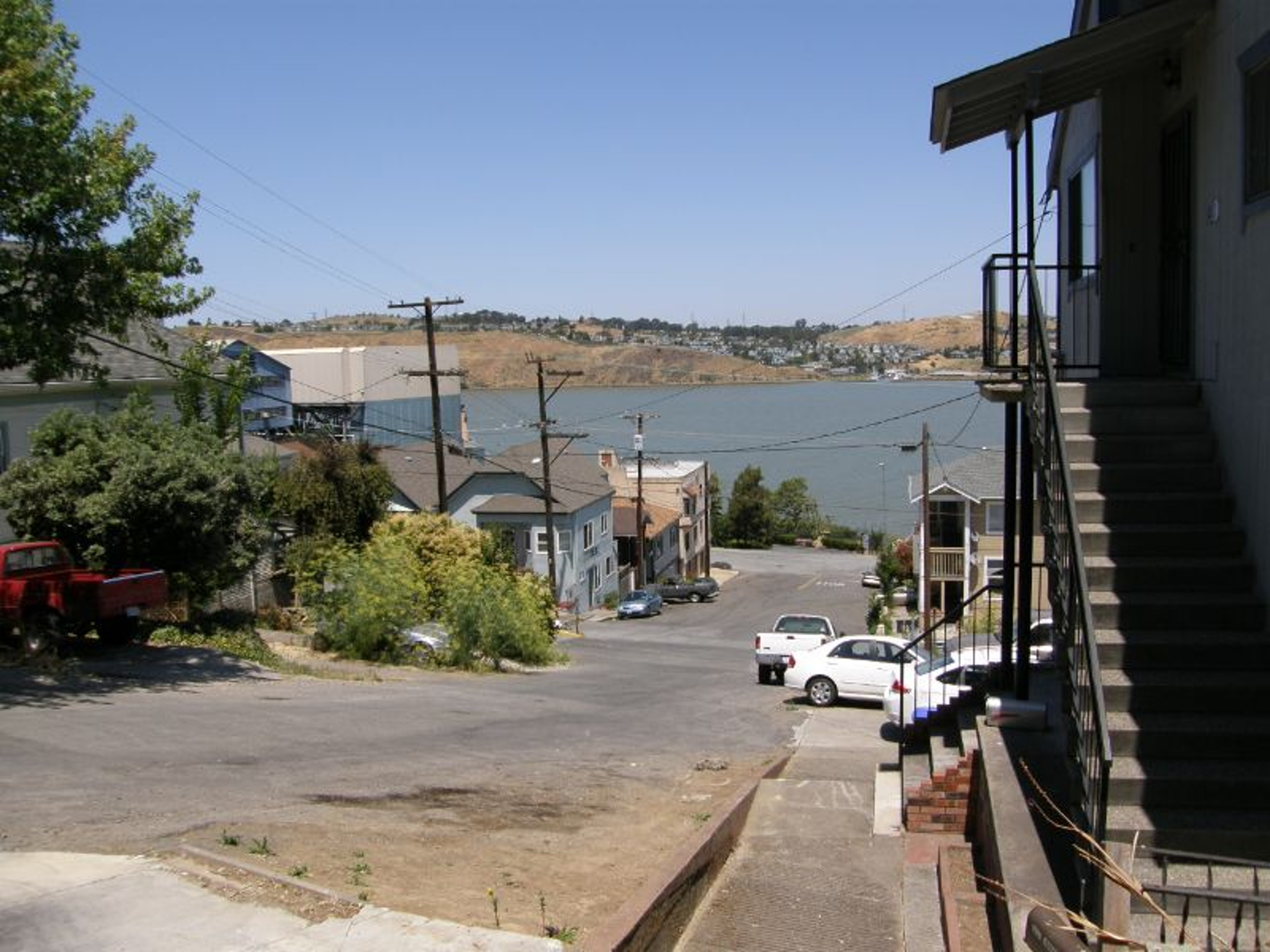 View of Carquinez Strait from front driveway