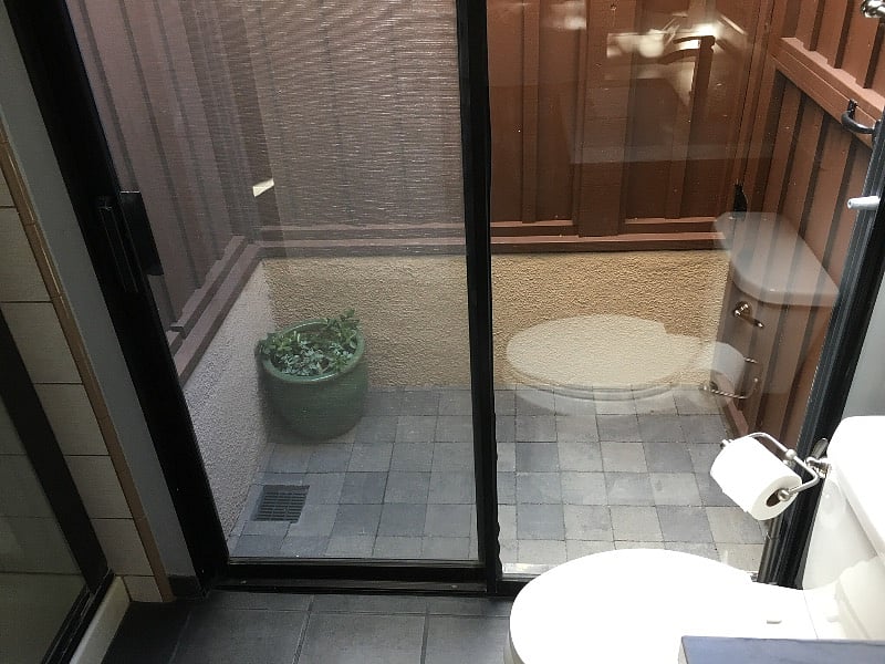 Bathroom patio