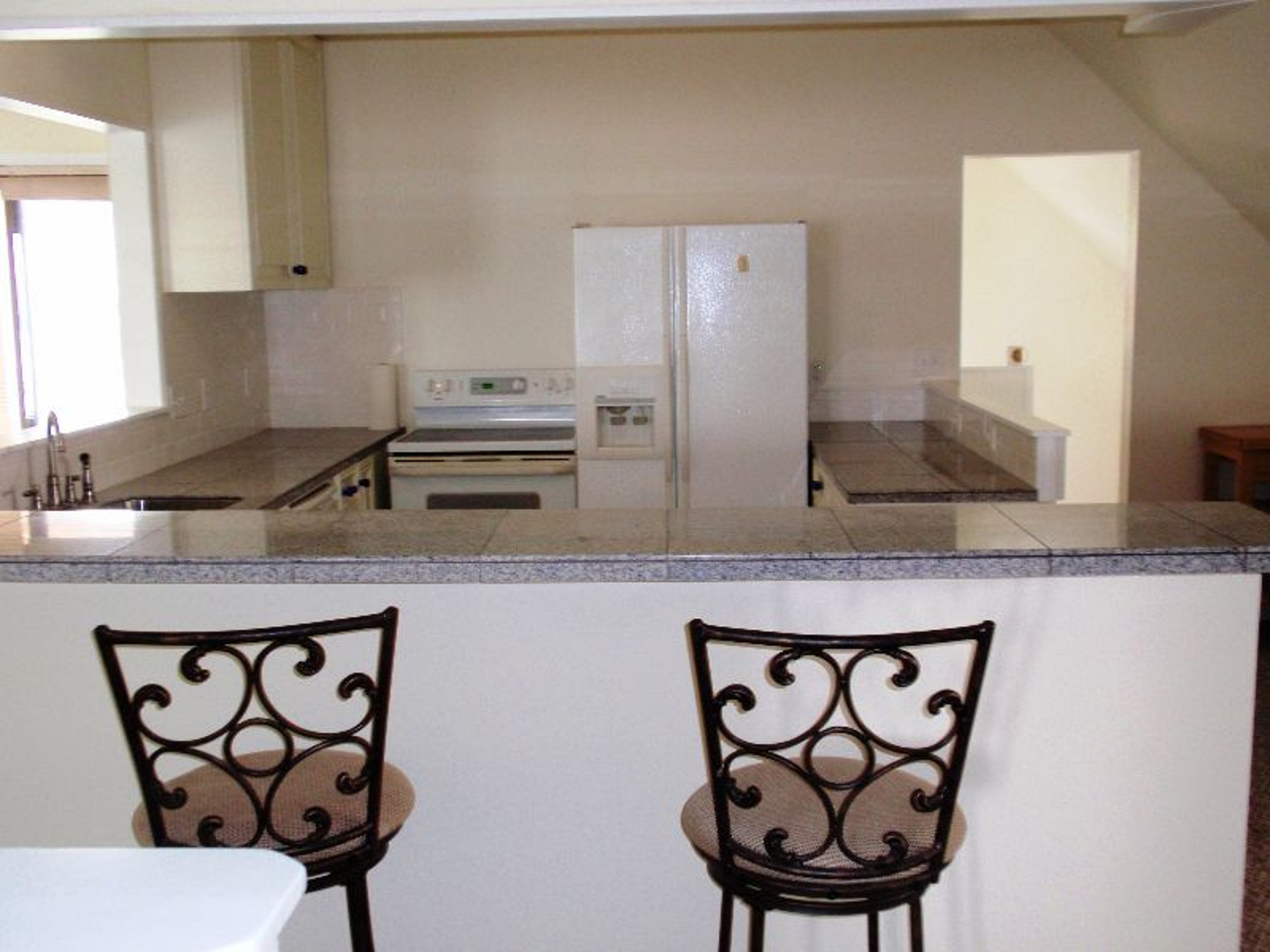 kitchen (more stocked since pic)