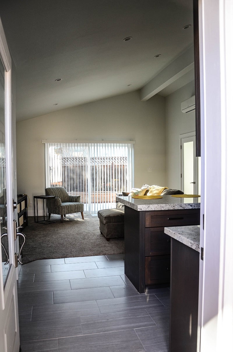 View from the front door