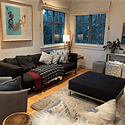 Shared living room with additional shared TV room.